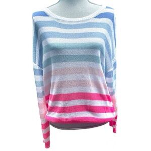 ee:some: Fun All Weather Long Sleeve Striped Sweater